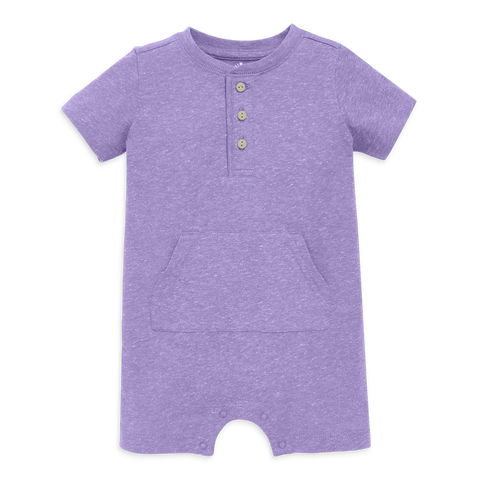 Baby Heathered Henley Shortie