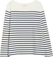 Seasalt Cornwall Sailor Stripe Long Sleeve Organic Cotton T-Shirt