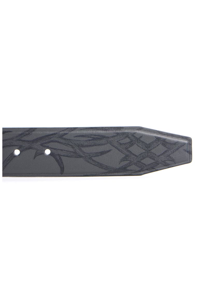 Prong Faux Leather Belt, Alternate, color, 1239 GREY