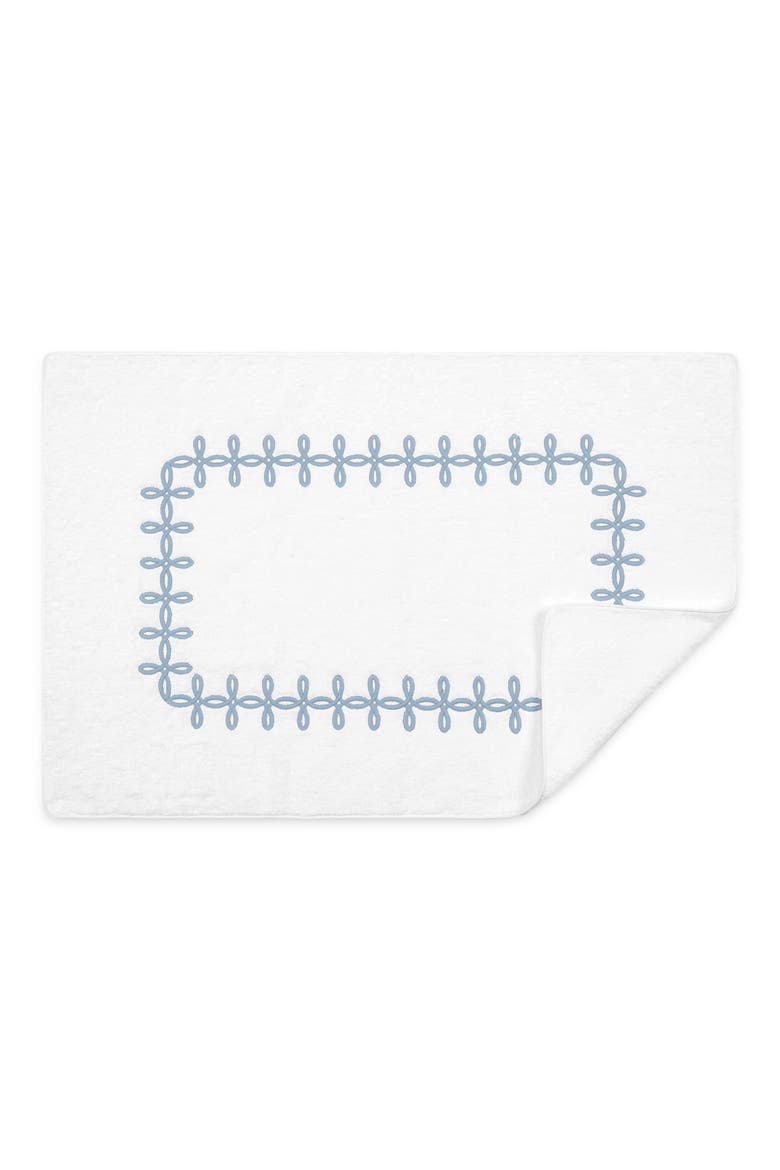 Gordian Knot Egyptian Cotton Bath Towel, Main, color, HAZY BLUE