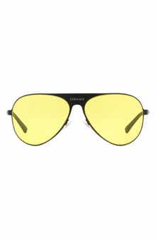 Versace 59mm Pilot Aviator Sunglasses
