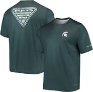 Columbia Men's Columbia Green Michigan State Spartans Terminal Tackle Omni-Shade T-Shirt