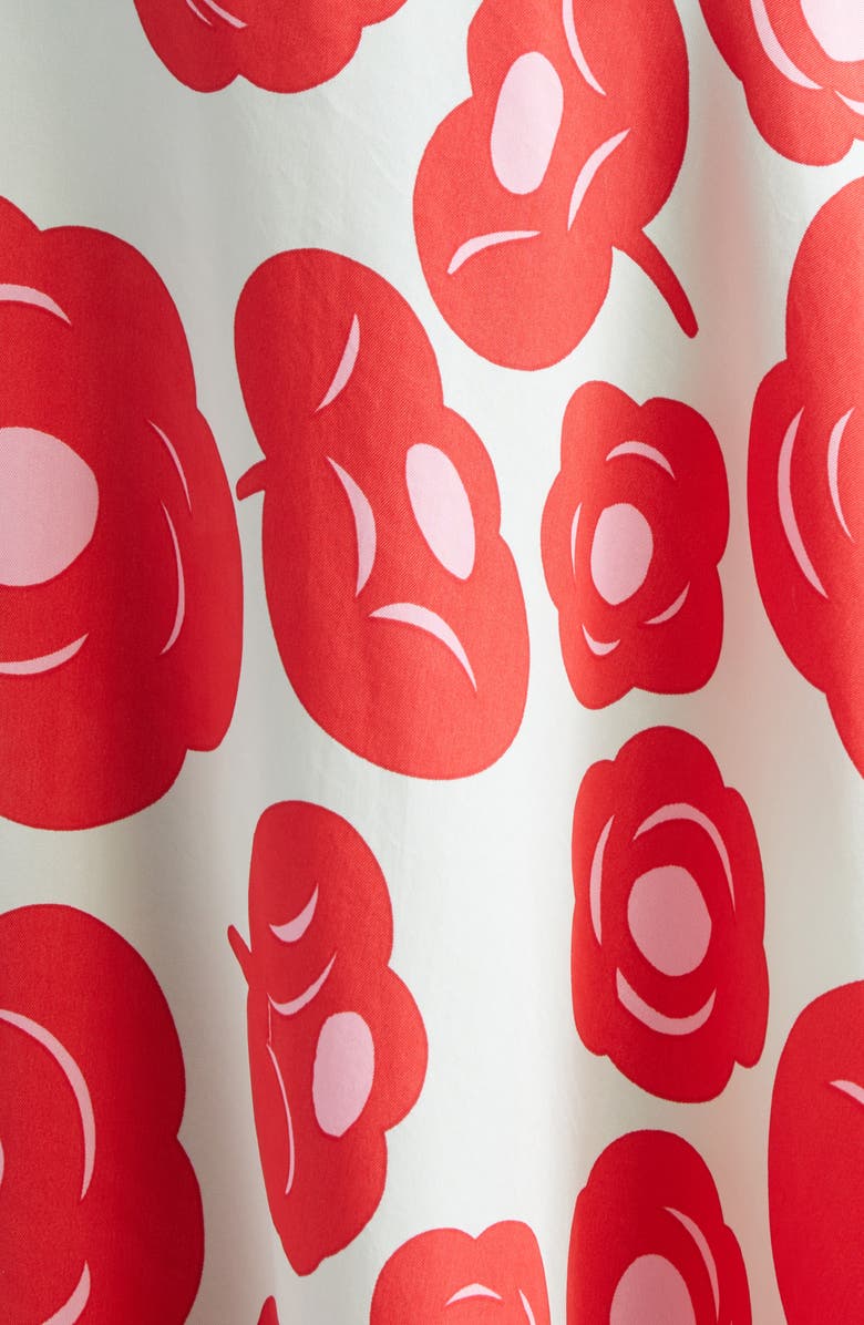 Marimekko Tassit Tumma Maxi Skirt, Alternate, color, Light Turquoise Red Pink