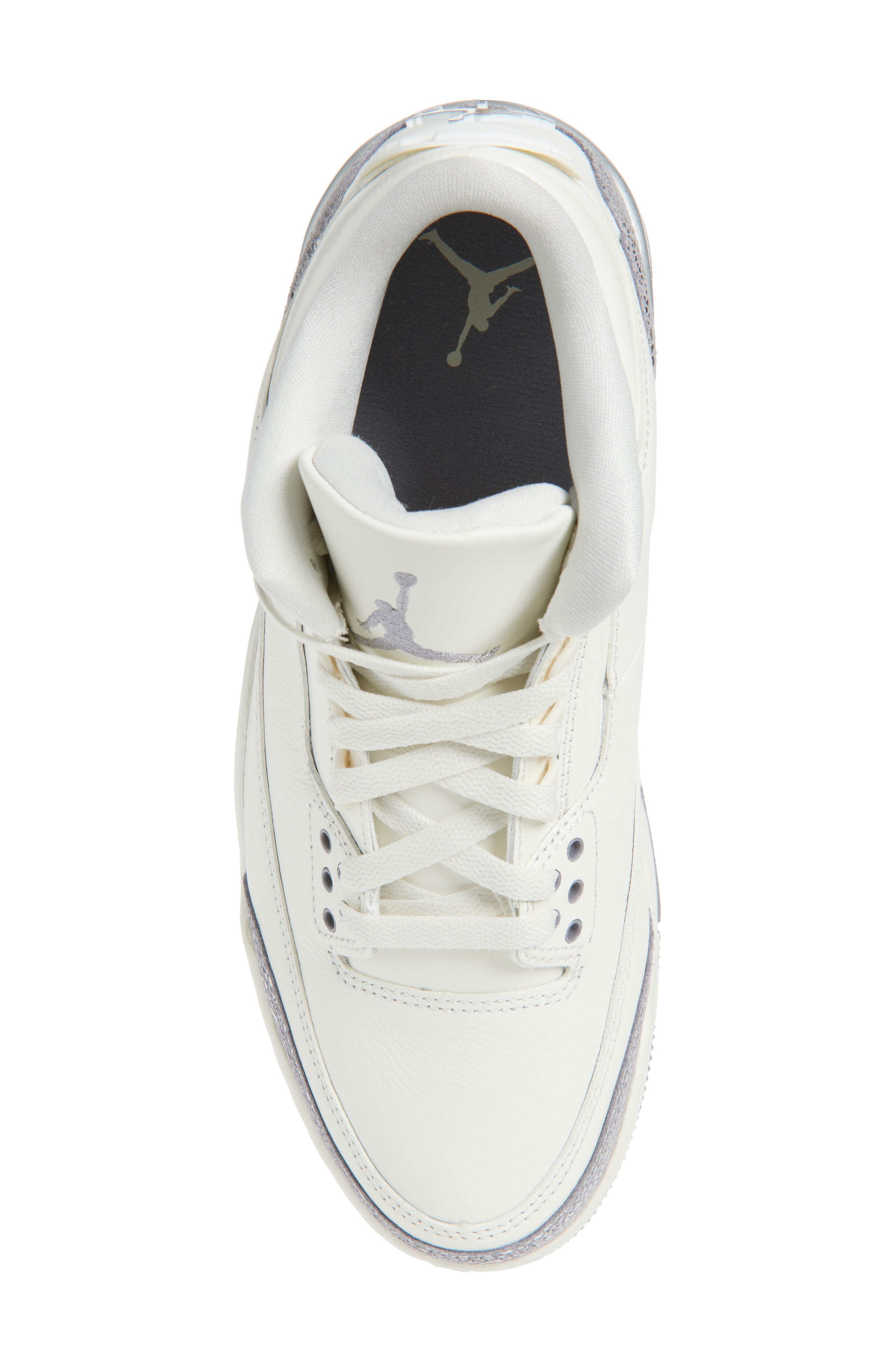 Jordan Air Jordan 3 Retro Basketball Sneaker, Alternate, color, Sail/ Cement Grey/ Silver