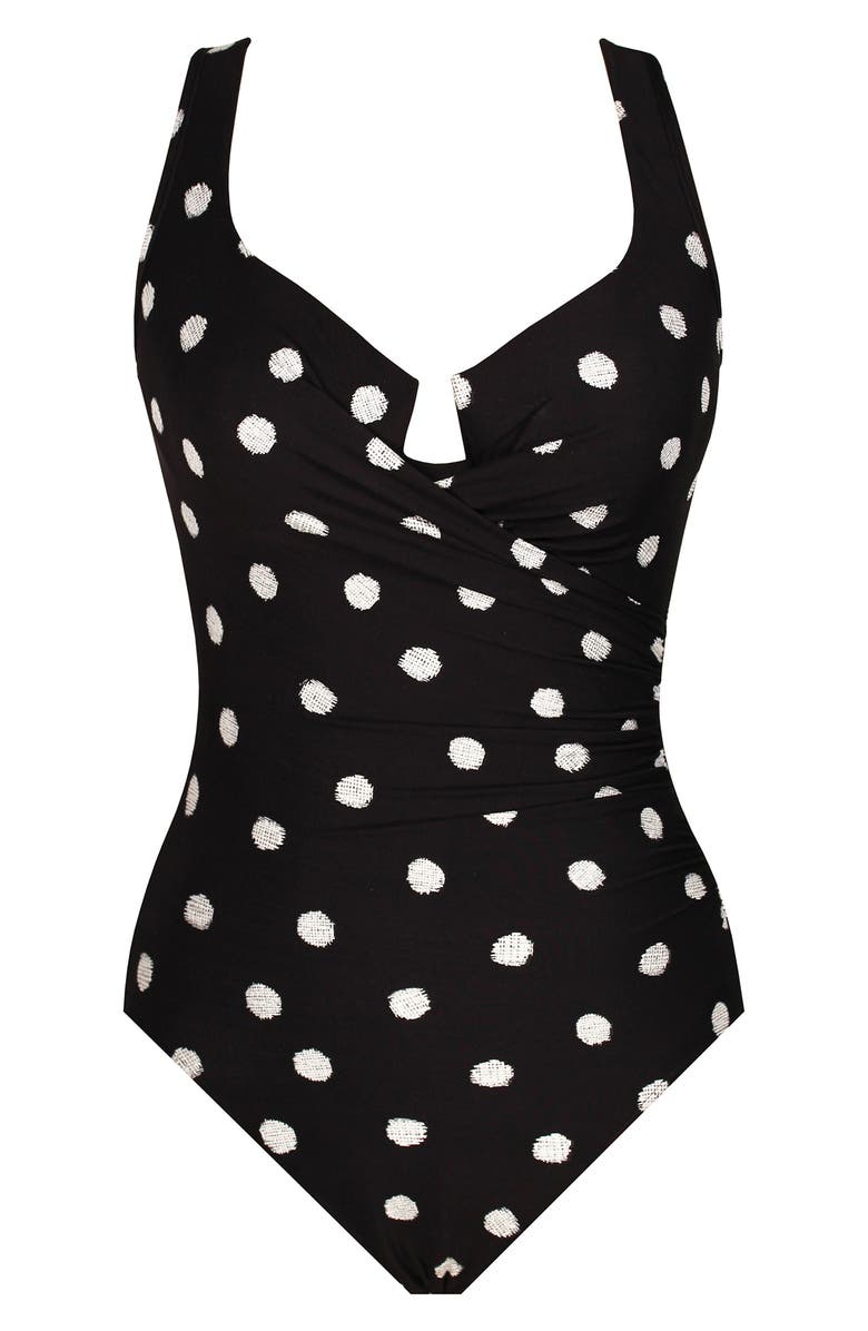 Miraclesuit<sup>®</sup> Pizzelles One-Piece Swimsuit, Alternate, color, 
