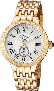 GV2 Women's Astor Diamond Bracelet Watch, 40mm - 0.24 ctw