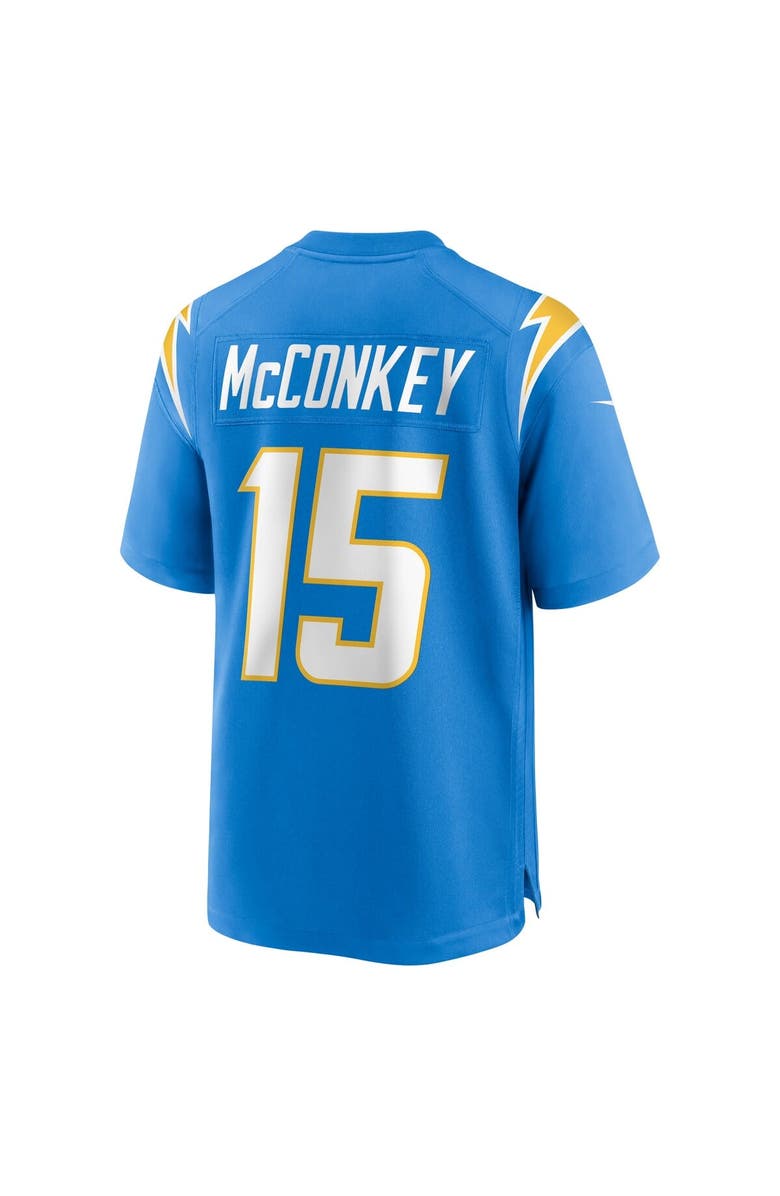 Nike Men's Nike Ladd McConkey Powder Blue Los Angeles Chargers Player Game Jersey, Alternate, color, Powder Blue