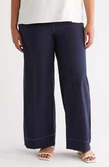 BY DESIGN Rabanne Crop Wide Leg Pants
