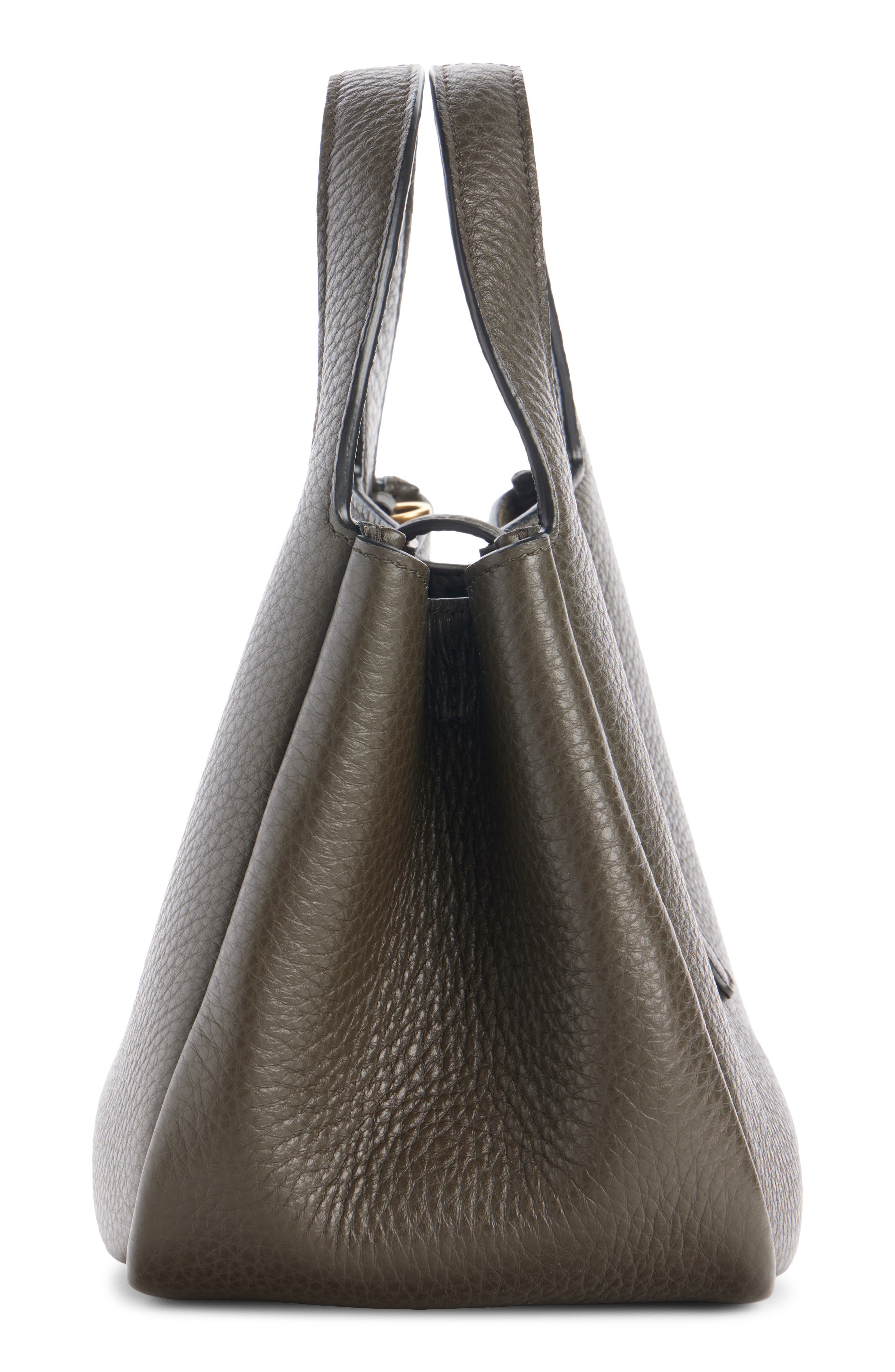 Baby Bea Leather Tote, Alternate, color, LIGHT MUSK