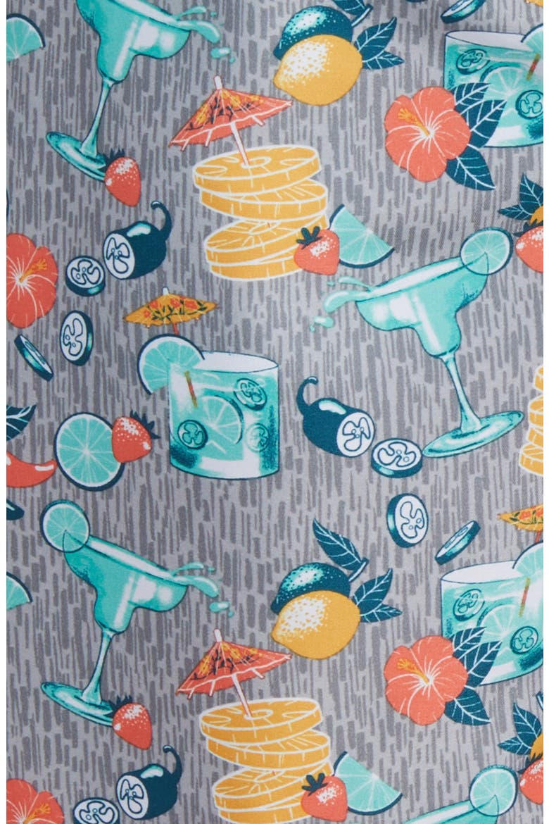 Naples Tales of a Cocktail Swim Trunks, Alternate, color, CONCRETE GREY