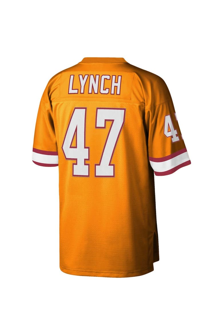 Men's Mitchell & Ness John Lynch Orange Tampa Bay Buccaneers Legacy Replica Jersey, Alternate, color, Orange