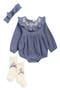 Three-Piece Bodysuit Set