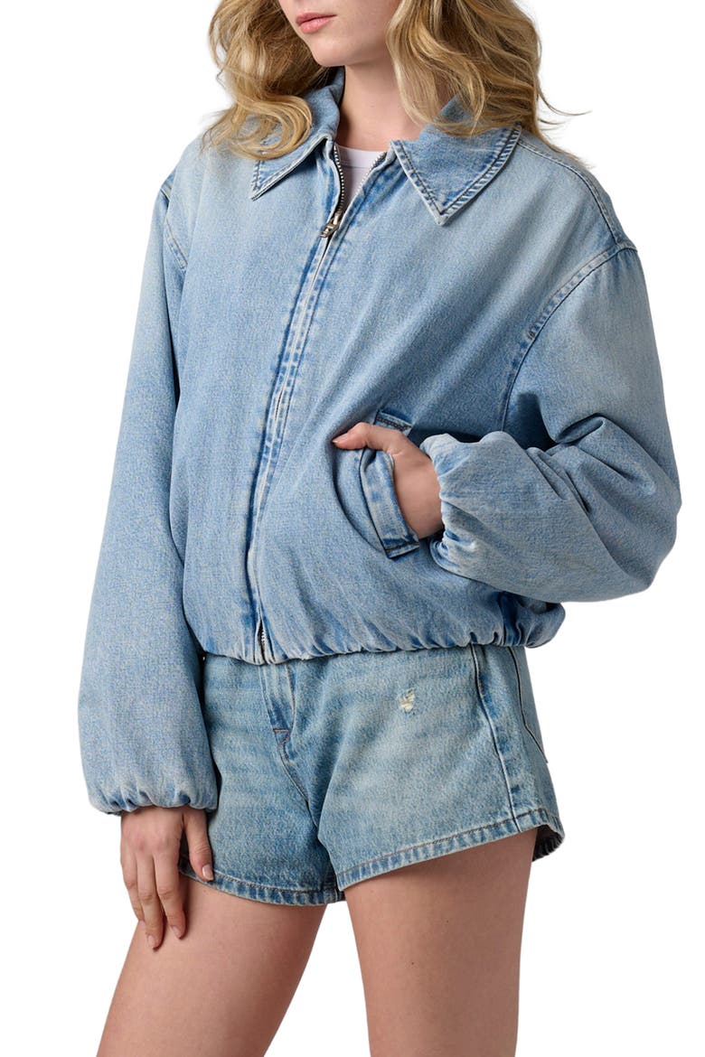 Denim Bomber Jacket, Alternate, color, BOTTOMLESS BRUNCH
