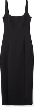 MANGO Sleeveless Midi Dress