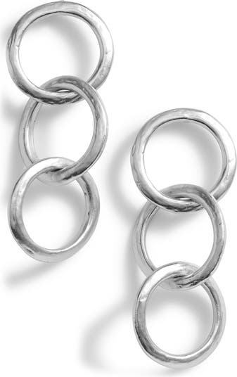 Karine Sultan Louna drop earring in silver - E63002.23 main image 1