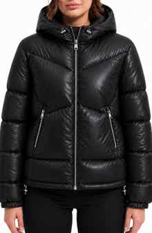 Water Resistant Hooded Puffer Jacket
