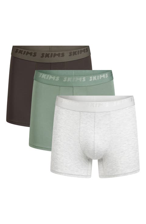 3-Pack 5-Inch Stretch Modal Boxer Briefs (Regular & Big)