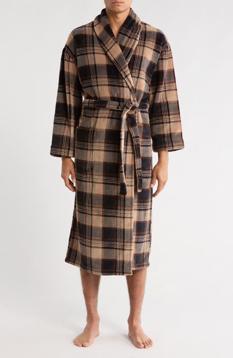 Plaid Fleece Robe