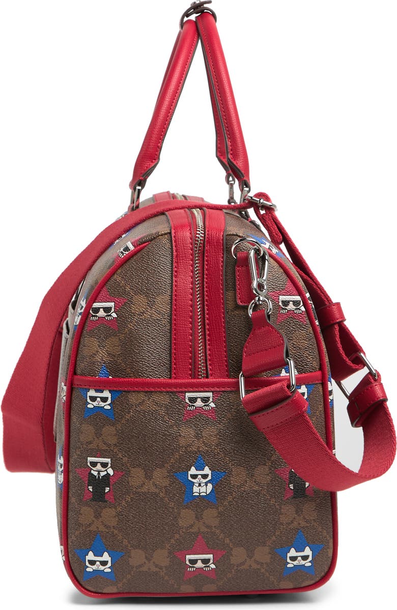 KARL LAGERFELD PARIS Valette Duffle Bag, Alternate, color,