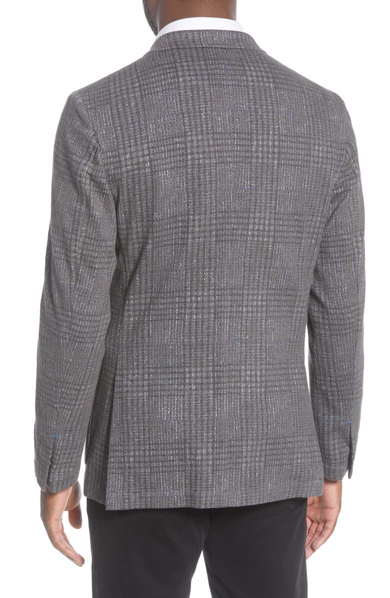 Vince Camuto Slim Fit Crosshatch Performance Blazer, Alternate, color, 