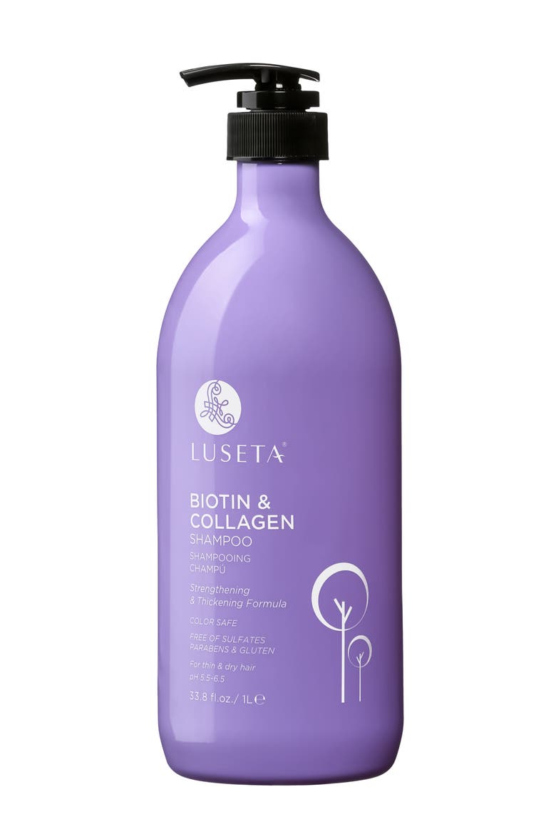 Biotin & Collagen Shampoo, Main, color, PURPLE