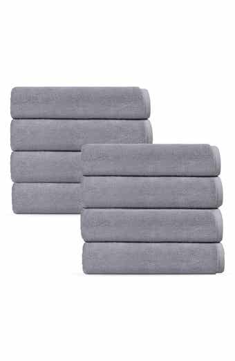 Puresoft 8-Piece Turkish Cotton Hand Towels