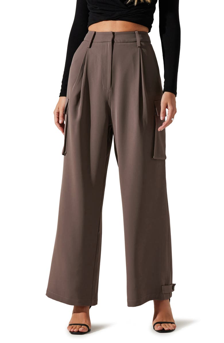 ASTR the Label Wide Leg Cargo Pants, Main, color, 