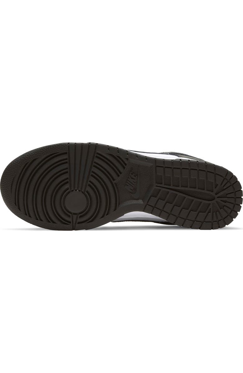 Nike Dunk Low Basketball Sneaker, Alternate, color, White/ Black/ White