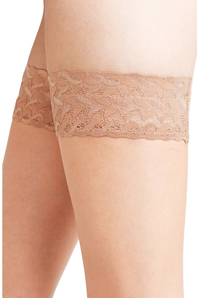Shelina 12 Thigh High Stay-Up Stockings, Alternate, color, SUN