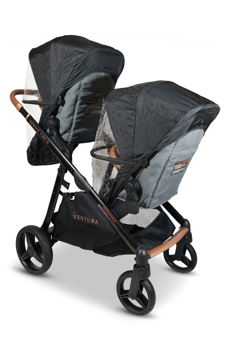 Venice Child Ventura Stroller & Second Stroller Seat, Alternate, color, Shadow Gray