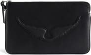 Zadig & Voltaire Angel Leather Clutch