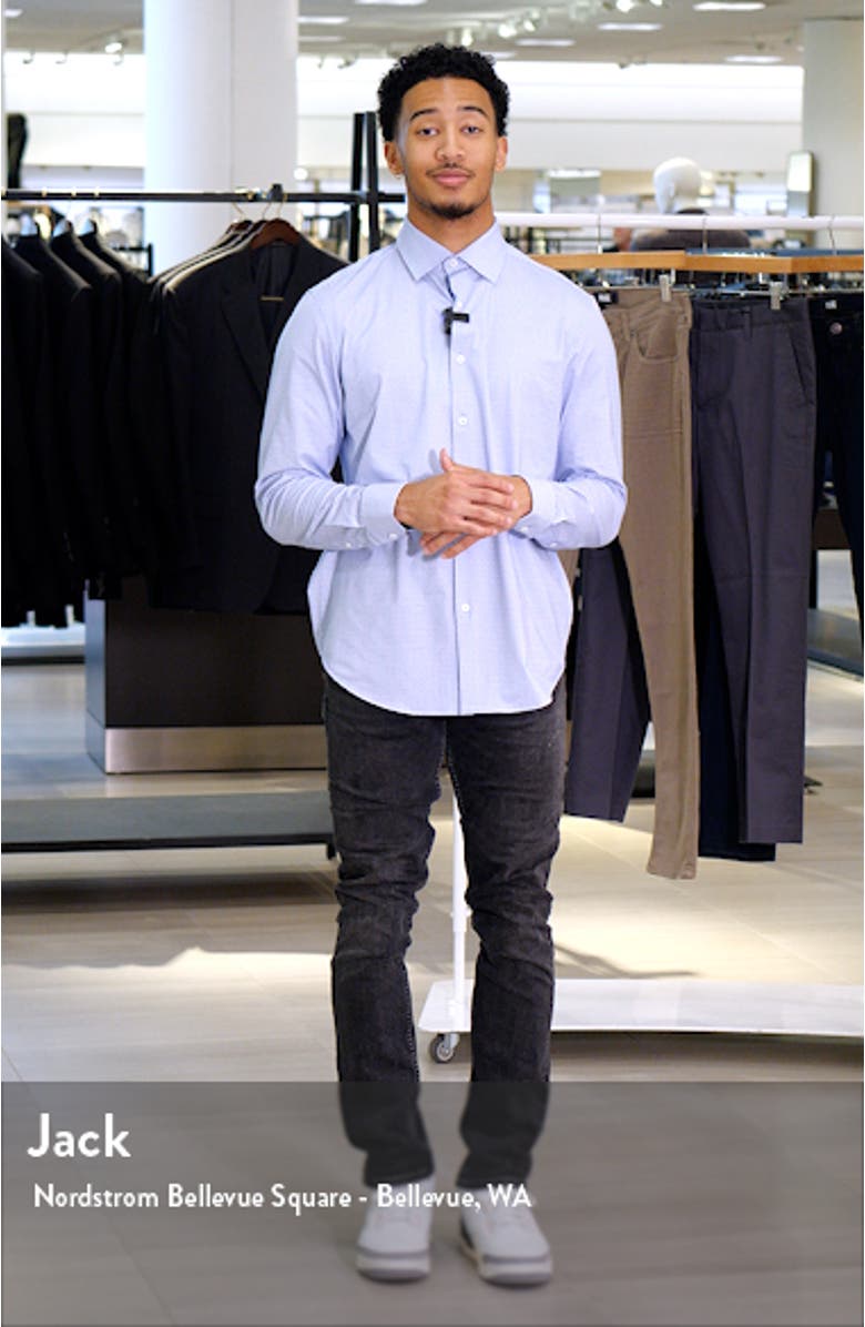 James OoohCotton<sup>®</sup> Geometric Print Button-Up Shirt, sales video thumbnail