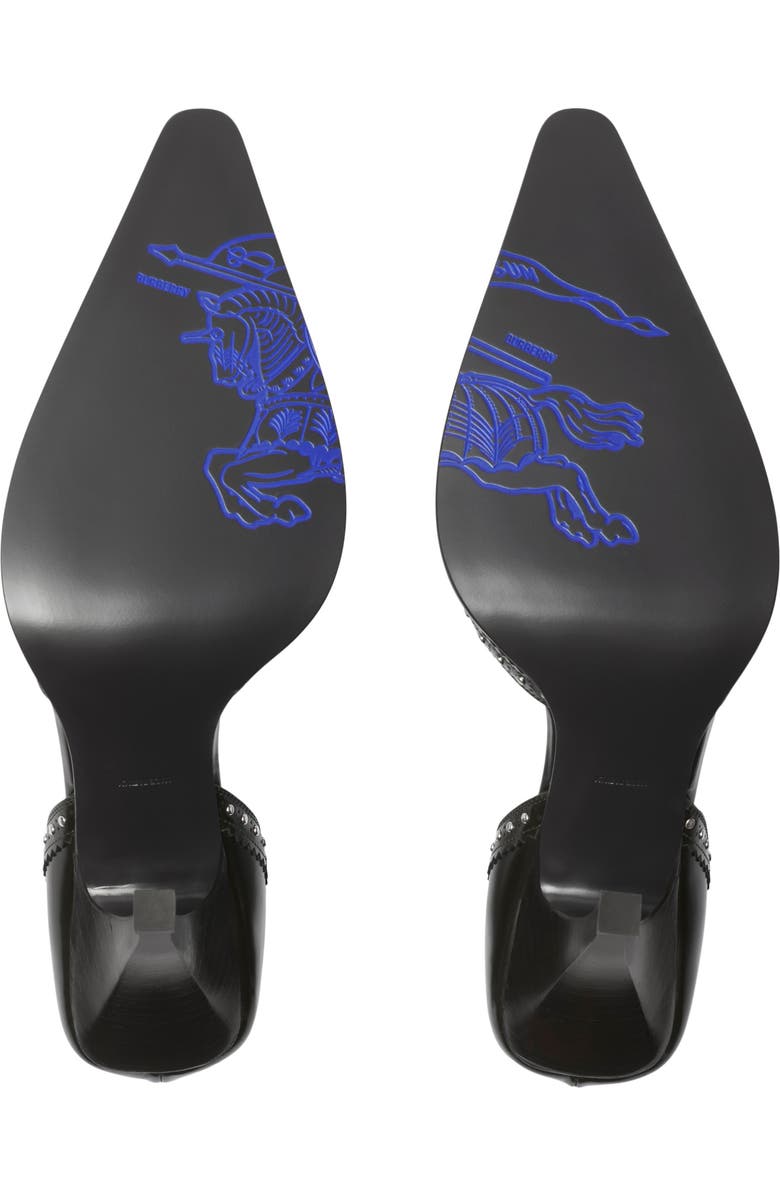 Burberry Studded Leather Bird Pumps, Alternate, color,
