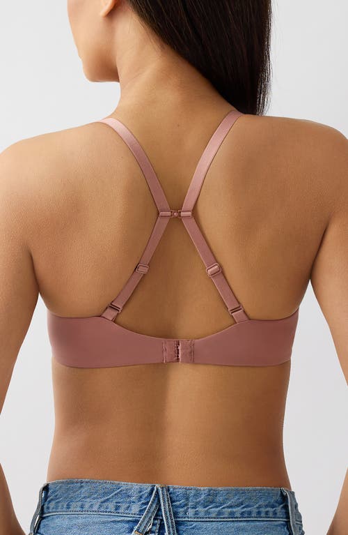B.tempt'd By Wacoal Future Foundation Wireless T-shirt Bra In Brown