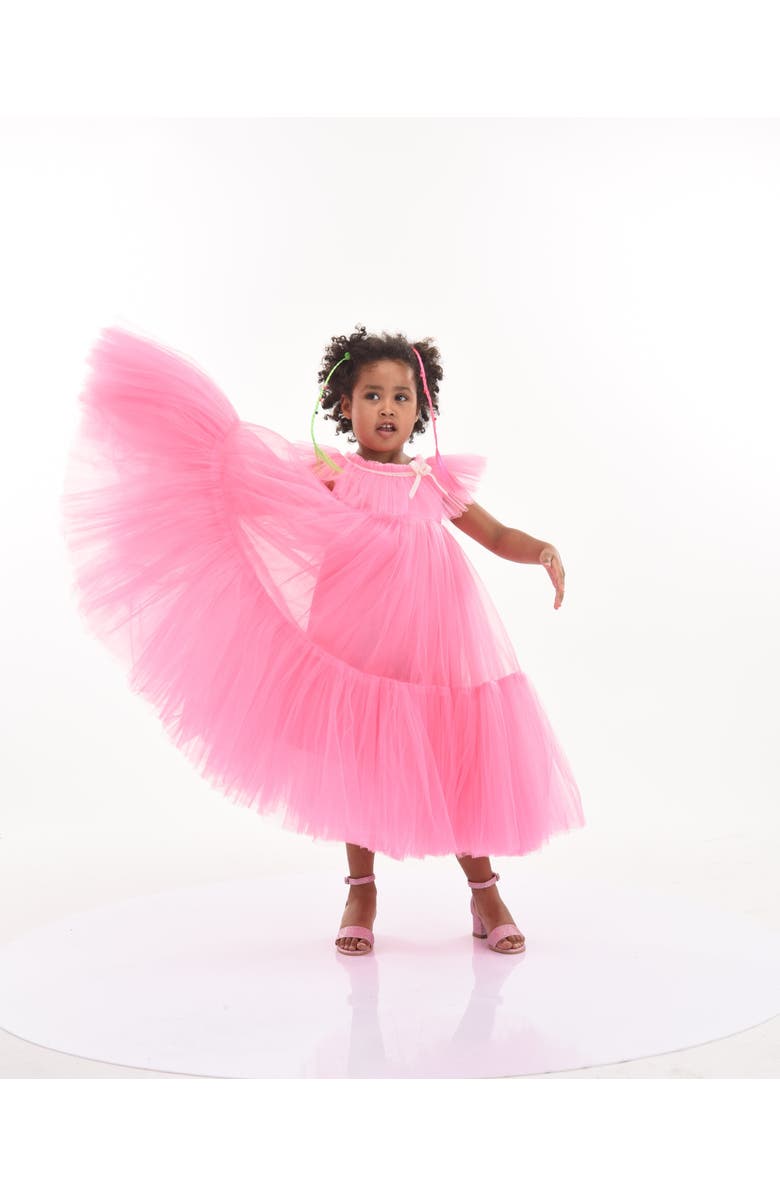 Tulleen Beckwith Dress, Alternate, color, Pink