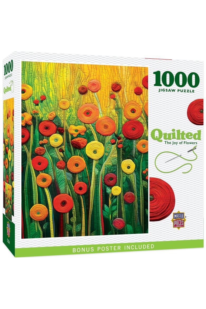 The Joy of Flowers 1000 Piece Puzzle, Main, color, Multicolor