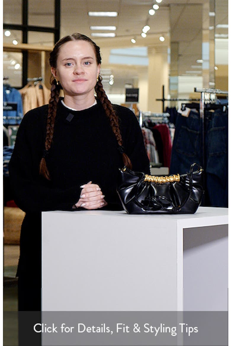 Leia Pleated Faux Leather Clutch video