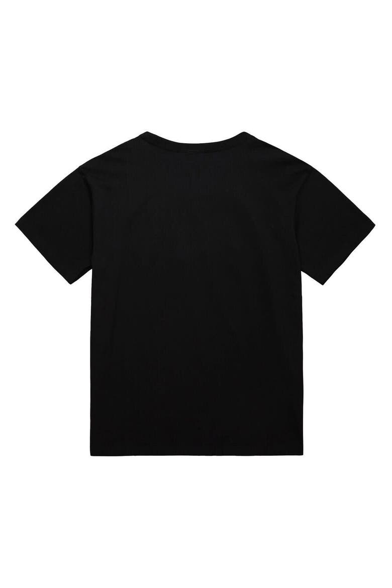 Men's Mitchell & Ness Jeremy Lin Black New York Knicks Linsanity Logo T-Shirt, Alternate, color, Black