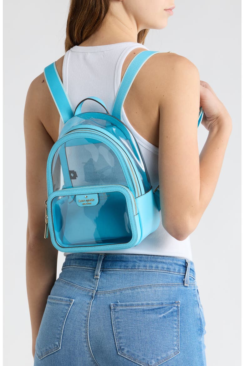 hautelook nordstrom clear mini backpack BTOOP for Stadium Events 12x12x6 Small Transparent Backpacks Plastic See Through Clear Bag for Concerts Work Festival Security Travel Our backpack is meticulously designed with sturdy sewing threads and high Official Betsey Johnson If The