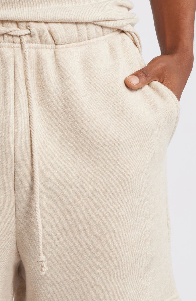 Elwood Core Organic Cotton Brushed Terry Sweat Shorts, Alternate, color, Vintage Oatmeal