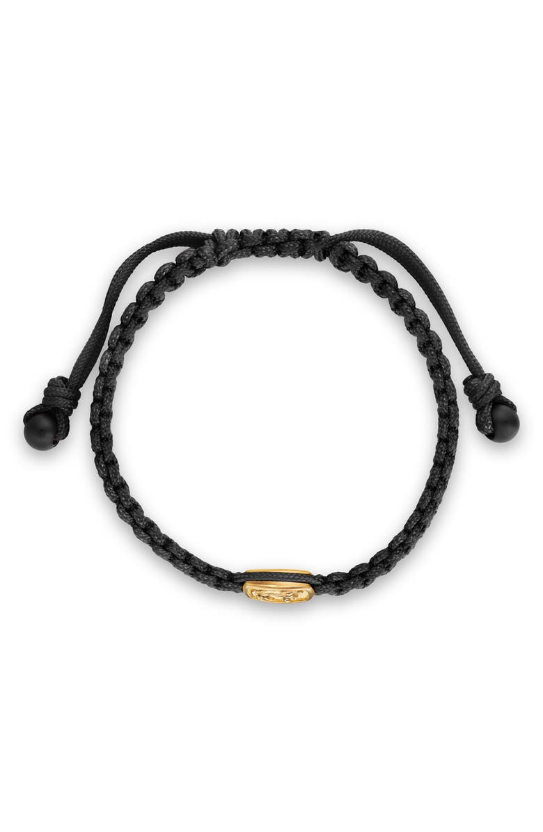 David Yurman Petrvs Horse Station Bracelet, Alternate, color, Black