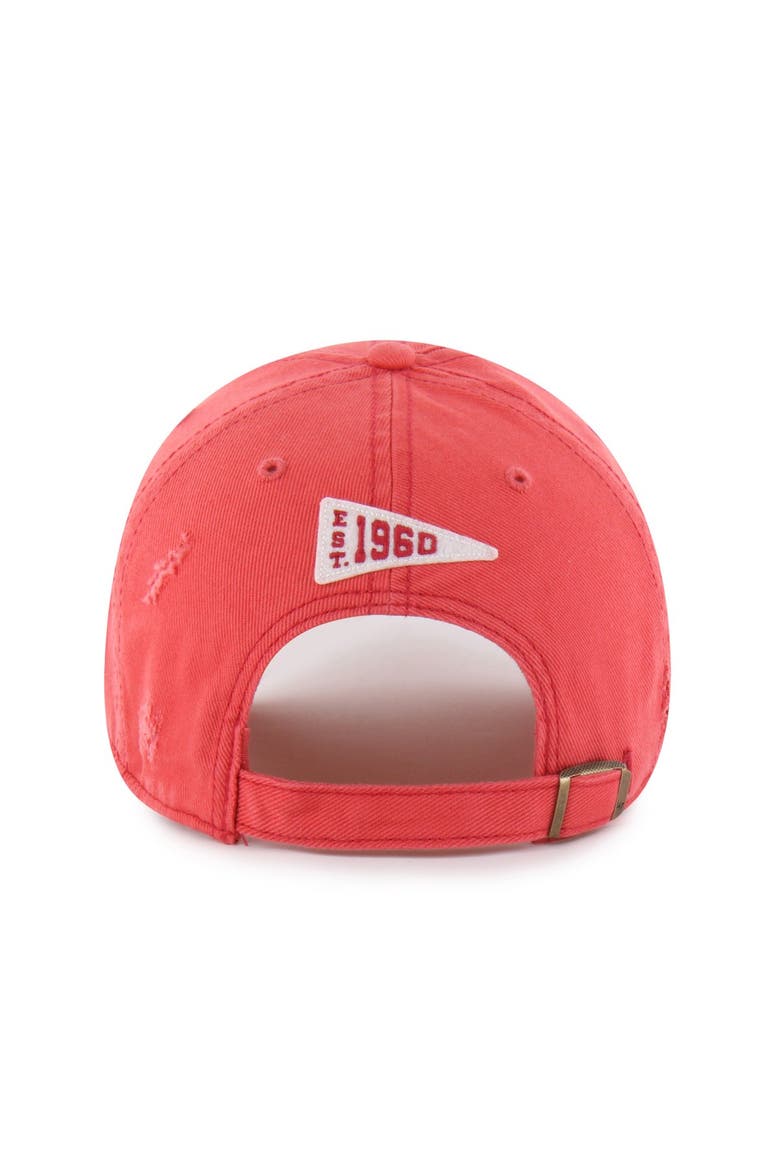 Men's '47  Red New England Patriots Seymoore Clean Up Adjustable Hat, Alternate, color, Red