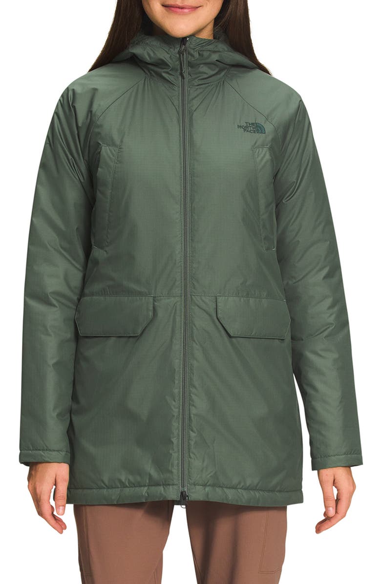 The North Face Auburn Water Repellent Hooded Parka, Main, color, 