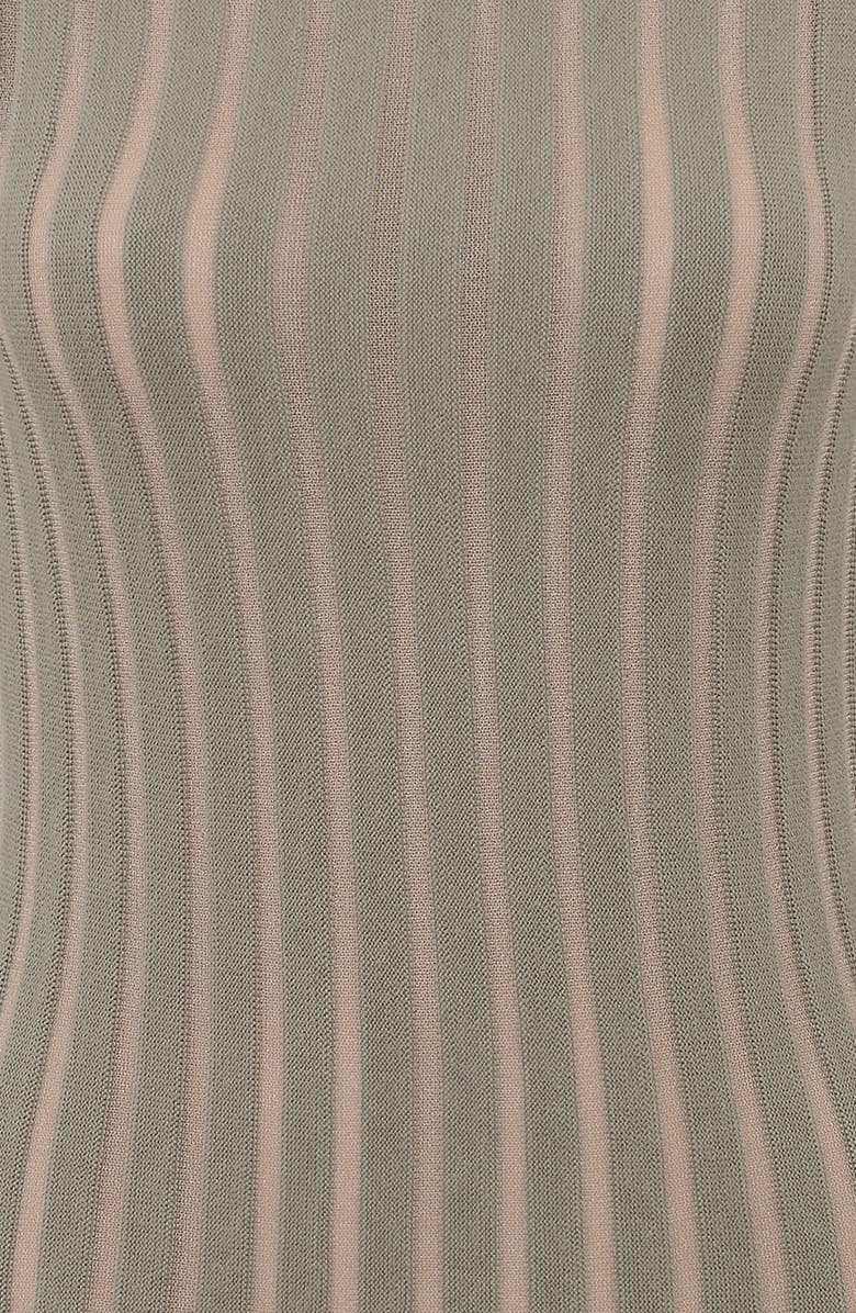 HOUSE OF CB Rowena Rib Bodysuit, Alternate, color, London Fog