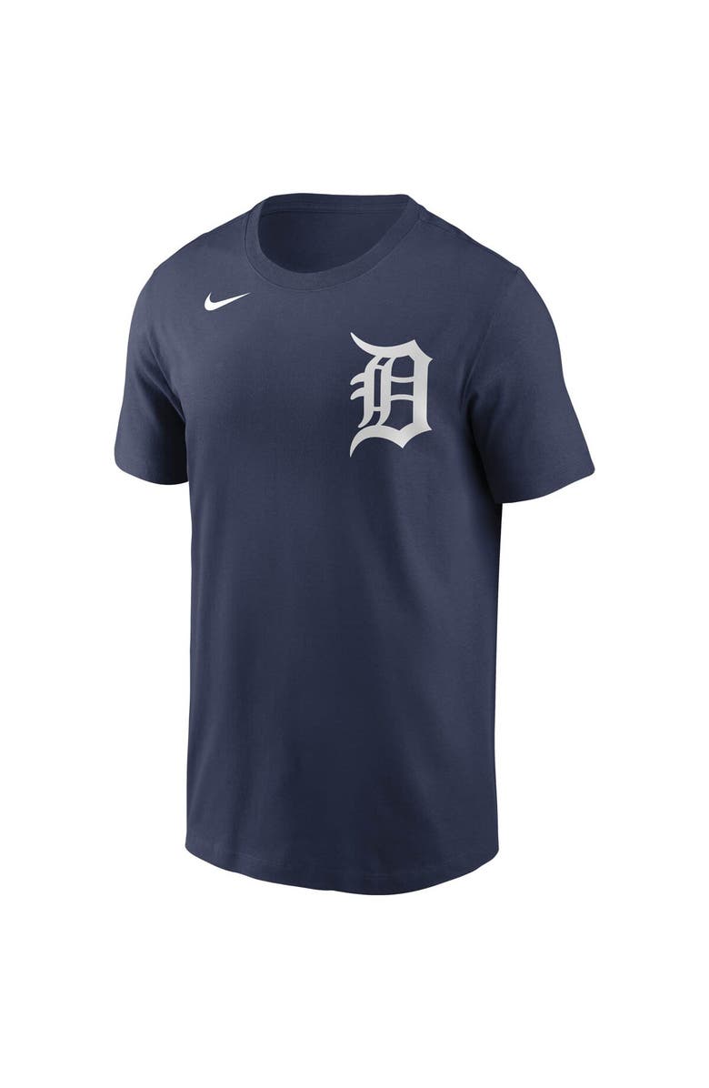 Nike Men's Nike Navy Detroit Tigers Team Wordmark T-Shirt, Alternate, color,