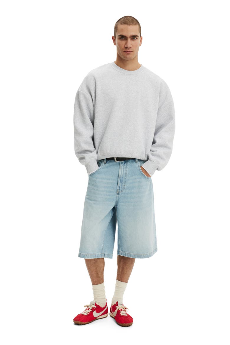 Men's Y2k Super Baggy Jort, Alternate, color, Dawn Blue