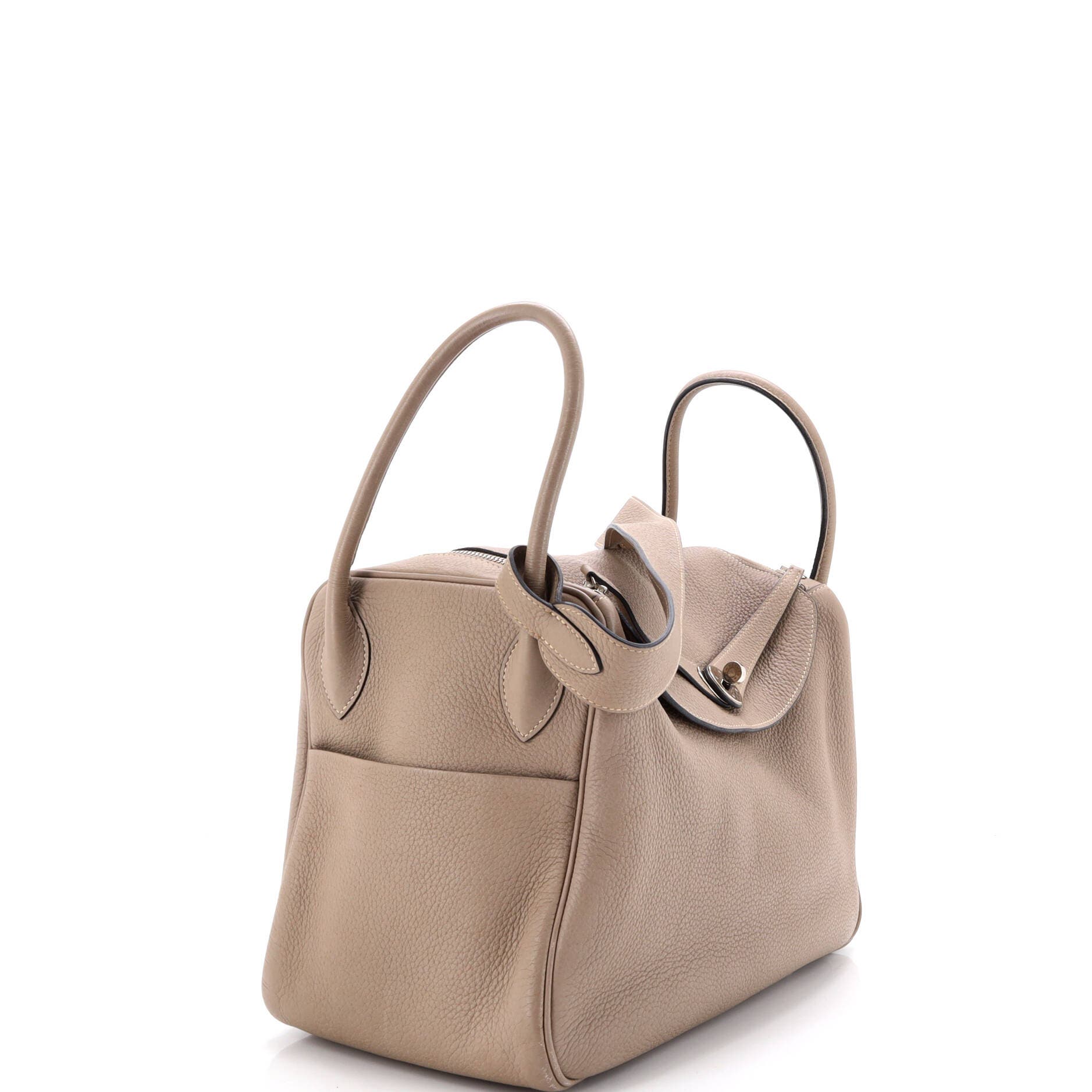 Pre-Owned Hermes Lindy Bag Clemence 34, Alternate, color, Gris Tourterelle