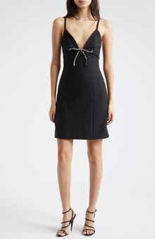 Cinq à Sept Adele Embellished Bow Minidress