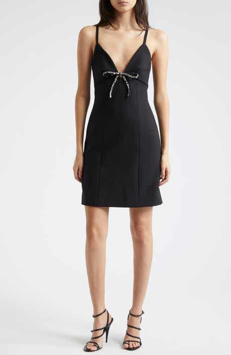 Cinq à Sept Adele Embellished Bow Minidress