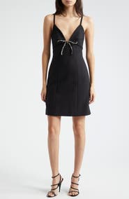 Cinq à Sept Adele Embellished Bow Minidress